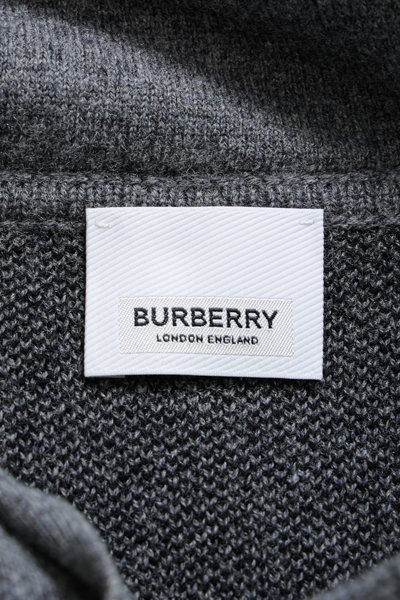 GW中値下げ》BURBERRYウールニット M トップス 国内正規保証品