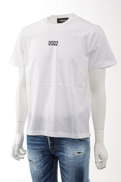 クルーネック生産国DSQUARED2 ディースクエアード Tシャツ 半袖 ブラック Mサイズ