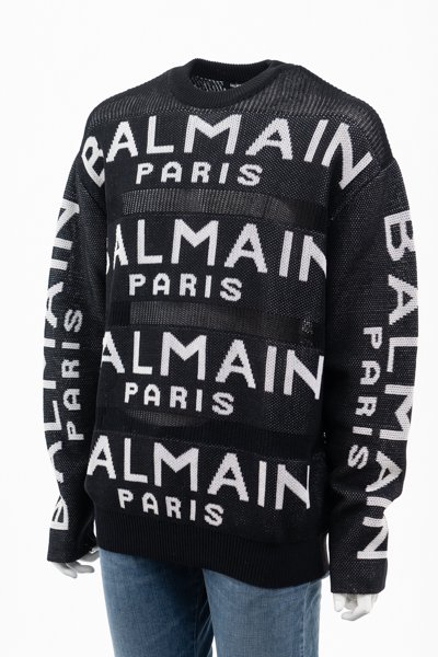 BALMAIN バルマンBalmainロゴ ニットセーター &G (アンジー) オンライン