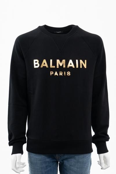 ◆BALMAIN バルマン◆ロゴ コットン スウェットシャツ　#セール