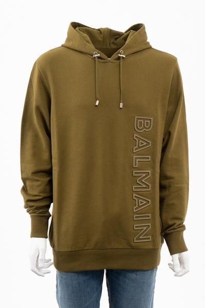 BALMAIN バルマンリフレクティブBalmainロゴ エコ コットン パーカー