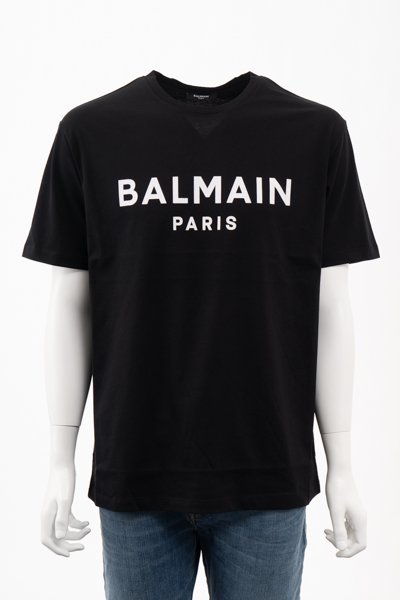 BALMAIN バルマンBalmainロゴ エコ コットンTシャツ &G (アンジー ...