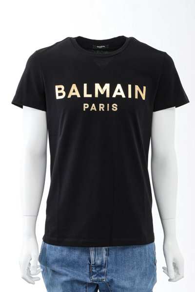 21 BALMAIN ホワイト Tシャツ ロゴ 半袖 size XL - www.sorbillomenu.com