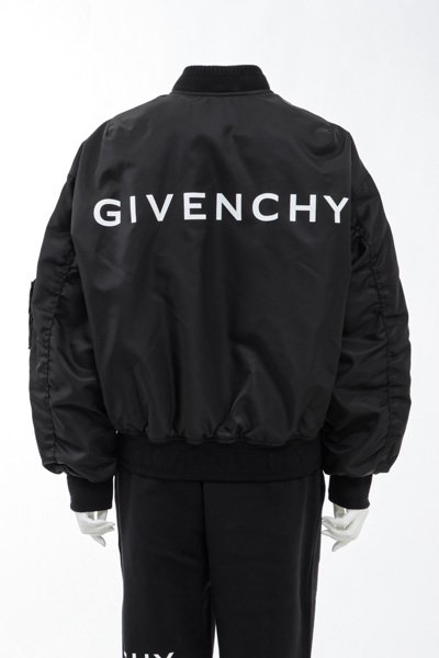 ジバンシィ GIVENCHY Paris ブランドロゴ ボンバージャケット マルチ