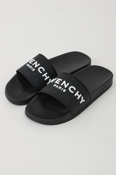 新品 Givenchy paris ラバー フラットサンダル