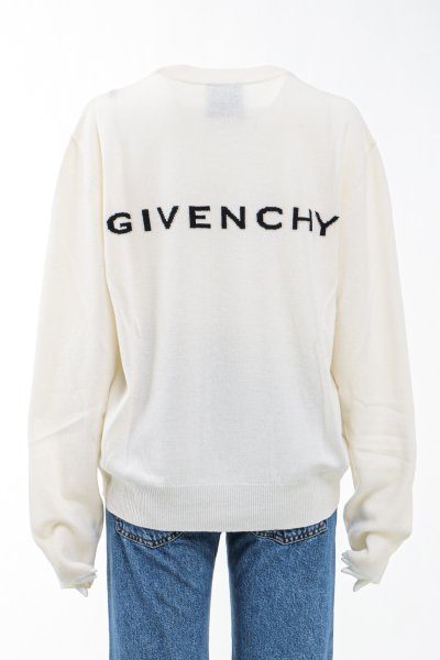 GIVENCHY ジバンシィ ブランドロゴ セーター ウール&カシミア &G