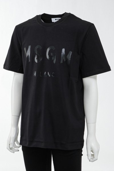 MSGM エムエスジーエム ミニロゴ半袖Tシャツ MTシャツ/カットソー(半袖/袖なし)