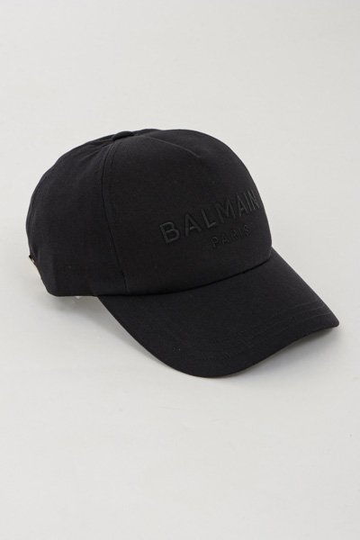 今季ブランド Balmain バルマン キャップ 黒 | www.barkat.tv