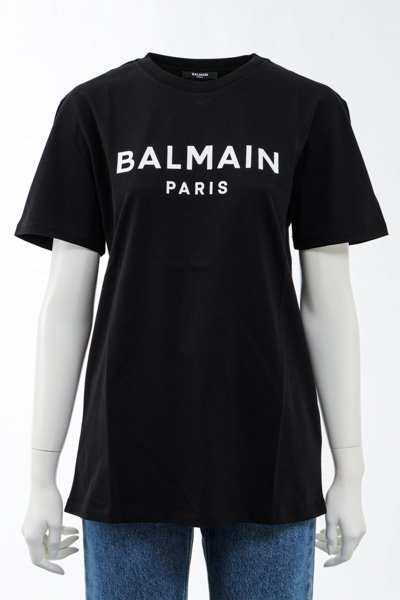 BALMAIN バルマン コットンTシャツ Balmainロゴ &G (アンジー) オンライン
