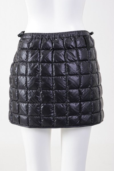 ナイロン100％詰物【BLACK】モンクレール MONCLER スカート