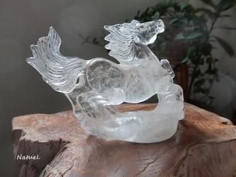 馬（ブラジル産水晶）