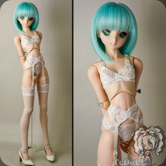 60cmDoll ナイトウェアセット ホワイト (DD-S胸) - Doll Boutique TcDoLL