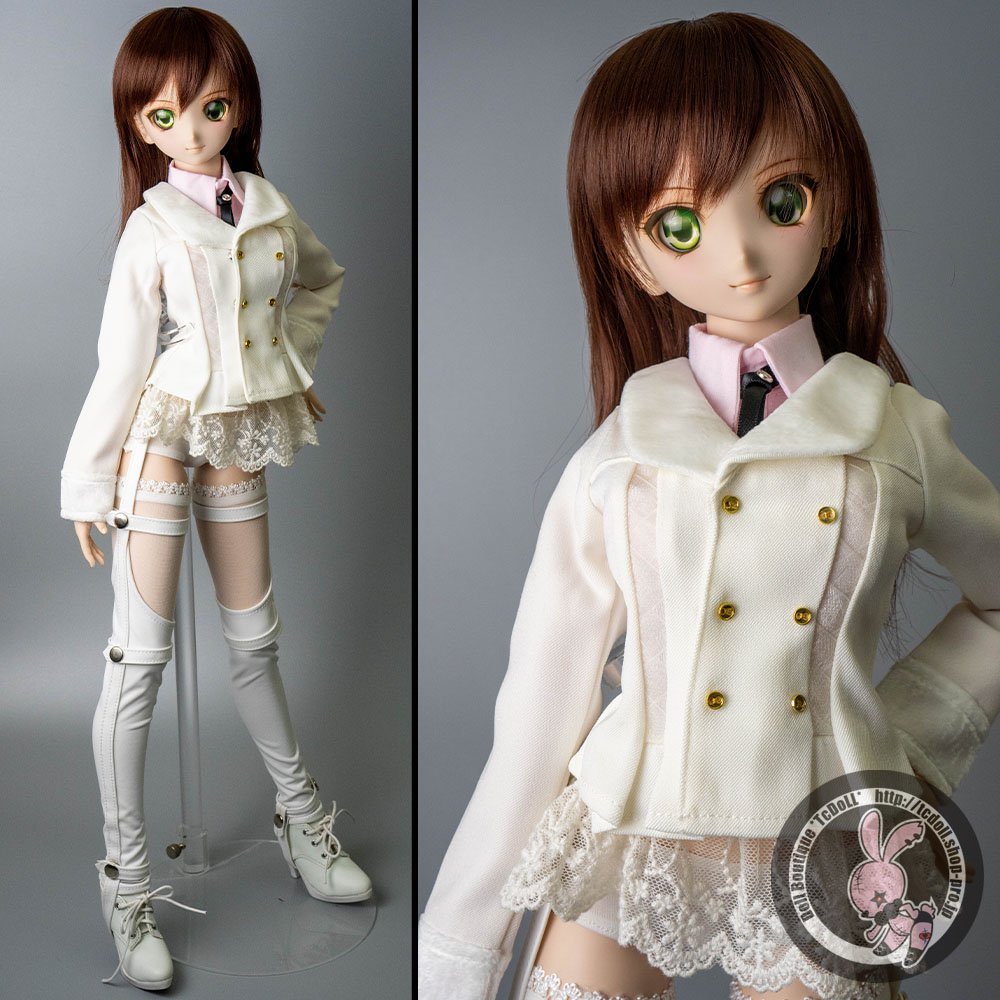 60cmDoll GoChicジャケットセット 白 - Doll Boutique TcDoLL