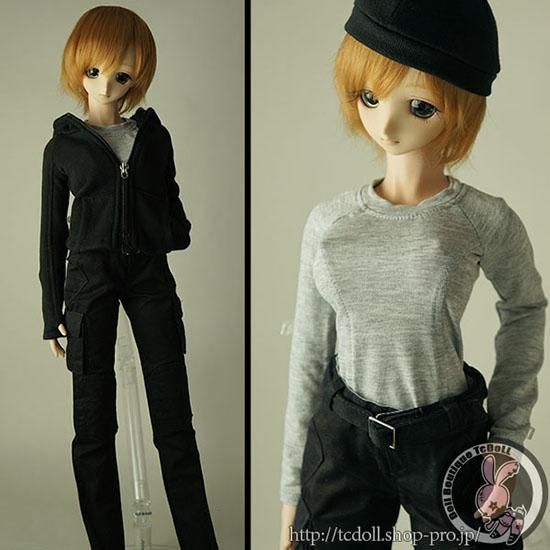 DD0033 DD(DDS) M/L胸用 PMCフーデッドパーカーセット 黒 - Doll