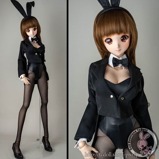 60cmDoll バニーガールセット ブラック - Doll Boutique TcDoLL