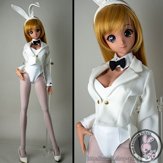 60cmDoll バニーガールセット ホワイト - Doll Boutique TcDoLL