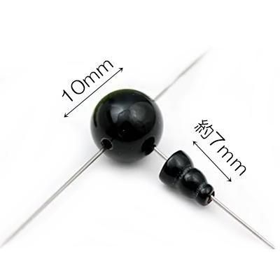 数珠 ビーズ 黒 ≪選べる4種≫数珠ブレスレット 約8ミリ 縞黒檀 （艶有り