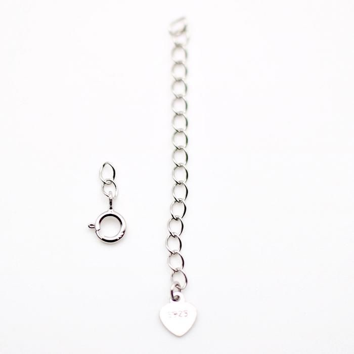 Silver925 鏡面仕上げ | 留め金具＋アジャスターチェーン - 夢源