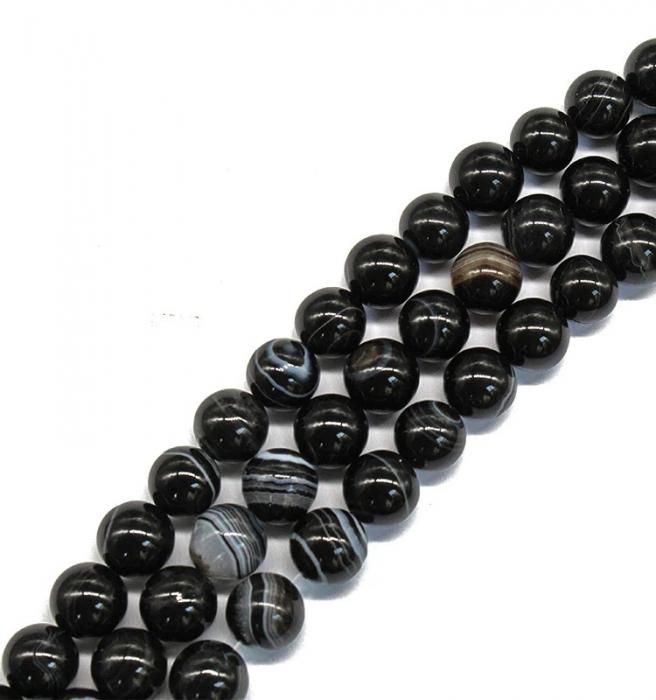 黒縞瑪瑙 | サードオニキス 6mm - 夢源【公式】通販