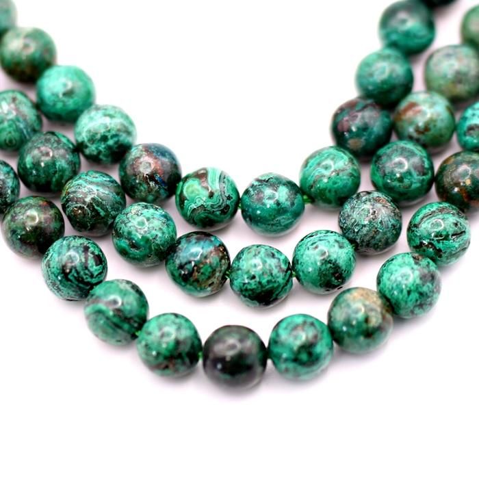 クリソコーラの球体 7、5センチ 宇宙 みたいな石