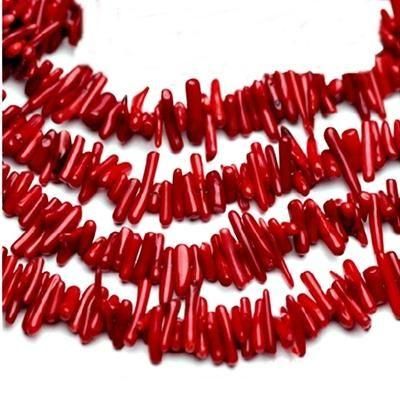 珊瑚　枝？ 赤サンゴ小枝ビーズ8mm～14mm | 約50個セット - 夢源【公式