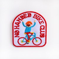 刺繍ワッペン　NO HANDED BIKE CLUB ロードバイク自転車