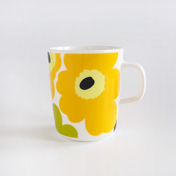 マリメッコ ウニッコ マグカップ ライムイエロー marimekko Unikko 250ml -  かわいいと楽しいをお届けします。5cochi-co(雑貨屋ゴコチ)ネットショップ