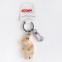 モリトイ-mollitoys　木製ハンドメイドキーホルダー　ムーミン