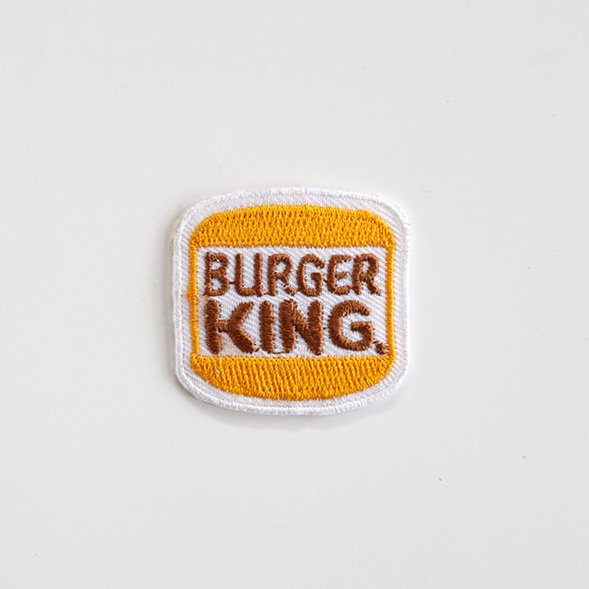 刺繍ワッペン BURGER KING バーガーキング - かわいいと楽しいをお届けします。5cochi-co(雑貨屋ゴコチ)ネットショップ