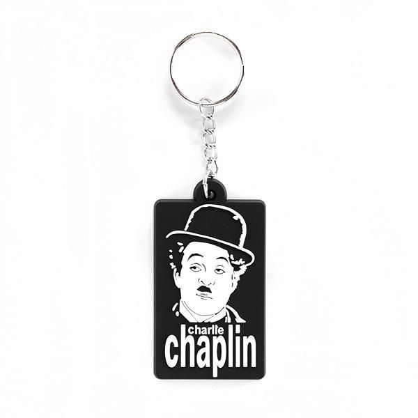 ラバーキーホルダー チャールズ・チャップリン 喜劇王 chaplin -  かわいいと楽しいをお届けします。5cochi-co(雑貨屋ゴコチ)ネットショップ