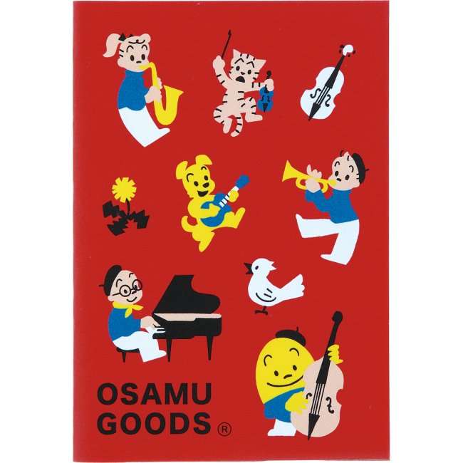 OSAMU GOODS オサムグッズ ケース付レターセット（音楽）<img class='new_mark_img2' src='https://img.shop-pro.jp/img/new/icons12.gif' style='border:none;display:inline;margin:0px;padding:0px;width:auto;' />