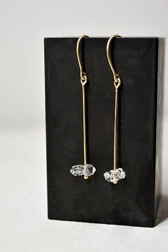 最終お値下げ❣️【片方のみ】K10 YGピアス 楽天市場】K10金ローズカットダイヤモンド 軟骨ピアス・ボディ