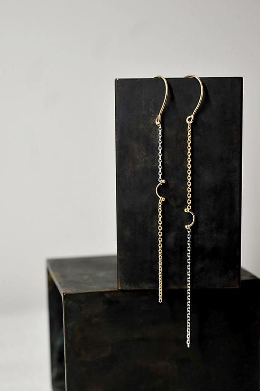k10WGピアス K10WGタンザナイトジプシーピアス – I&JEWELRY