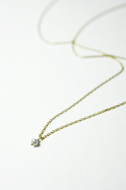 ete K10YG グレーダイヤモンド ネックレス ete｜[ONLINE Limited] K10YG グレーダイヤモンド ネックレス