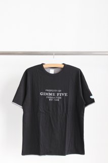 <img class='new_mark_img1' src='https://img.shop-pro.jp/img/new/icons14.gif' style='border:none;display:inline;margin:0px;padding:0px;width:auto;' />GIMME FIVE / REVERSIBLE TEE / BLACK
