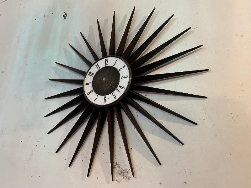 ELGIN サンバースト ヴィンテージアナログ時計 Sunburst Clock 