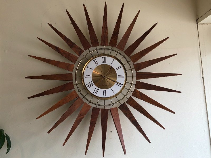 Sunburst Clock 