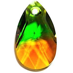 スワロフスキー #6106 22mm ファーングリーントパーズブレンド 1粒