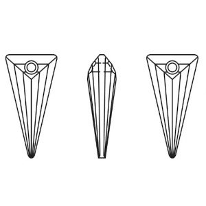 スワロフスキー #6480 39mm クリスタルブルーシェイド 1粒 - グロスマーケット