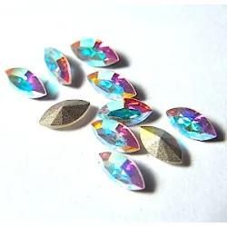 スワロフスキー #4200 10×5mm クリスタルオーロラ 1粒 - グロスマーケット