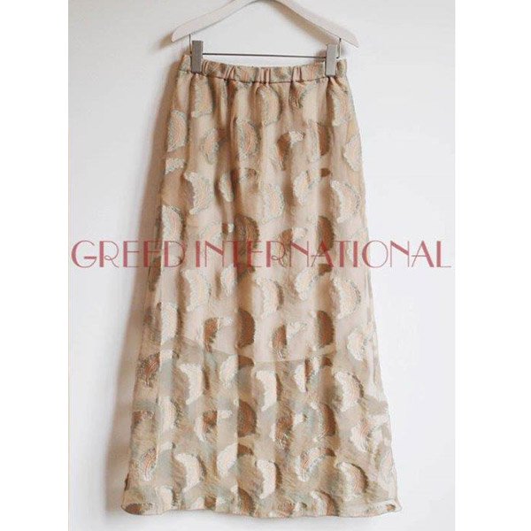 30%OffGREED InternationalFether jacquard Skirt - Ring a Bell GREED