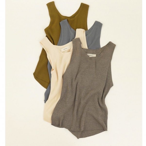 TODAYFUL】Round Hem Tanktop - Ring a Bell GREED,BED&BREAKFAST,SEA