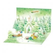 ★ミニサンタポップアップカード