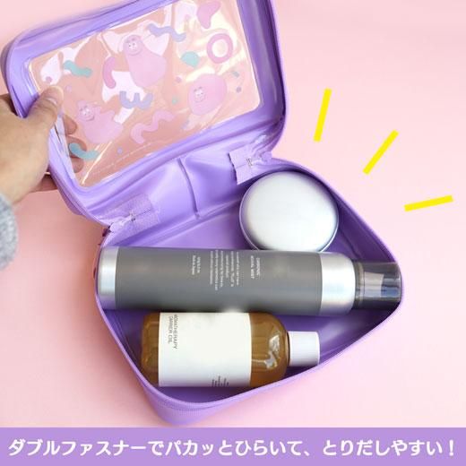 バーバパパ ウィンドウポーチ Mサイズ パープル. - PaperMint