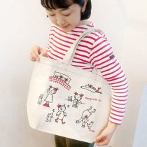 【のこりわずか！】☆店舗限定販売☆ココちゃん刺繍トートバッグ - PaperMint Online Shop