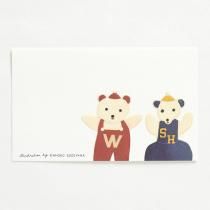そで山かほ子 ネームカードセット クマ