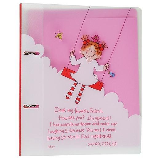 ルーちゃんページ！ ココちゃん 2穴 バインダー | ブランコ - PaperMint Online Shop