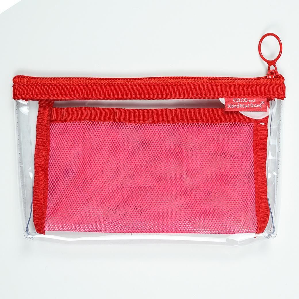 ココちゃん メッシュポケットペンケース | レッド - PaperMint Online Shop