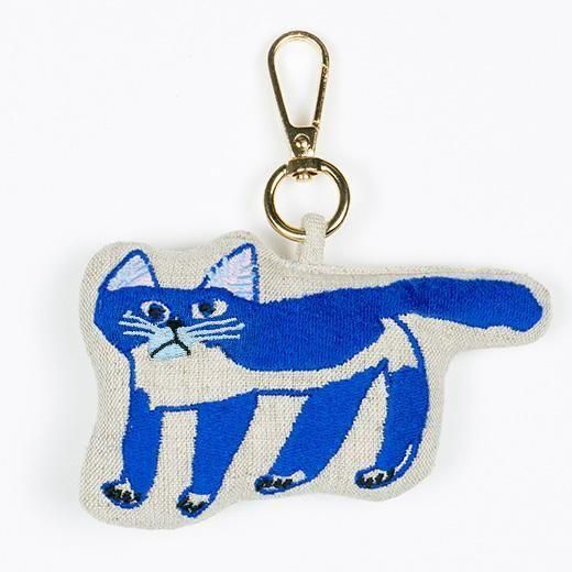 ミロコマチコ刺繍チャーム | ネコ - PaperMint Online Shop