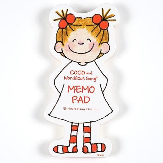 ココちゃん ダイカットメモ ココちゃん - PaperMint Online Shop